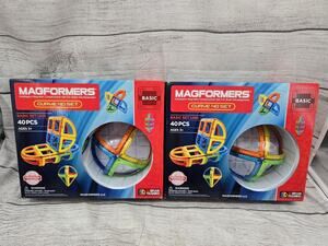 Magformers Curve 40 Set X 2. NIB. 80 Pieces Total.